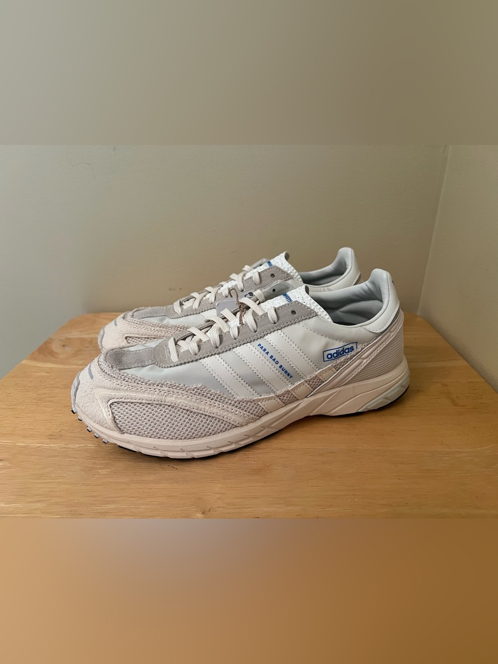 Adidas Bad Bunny x Adizero SL72 Shoes US 9 "Comfort" Cream JP8816
